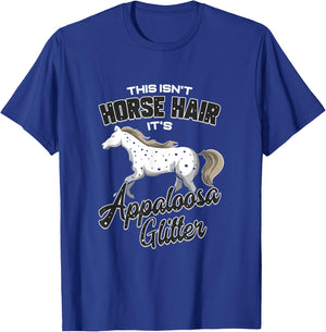 Appaloosa Horse Hair Gift Horse Riding T-Shirt - T-Shirt | Royal