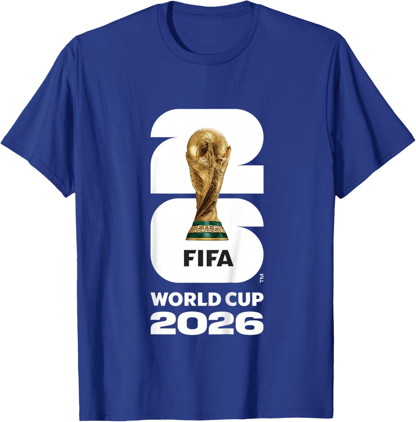 Kids FIFA World CUP26 FIFA Gold Trophy T-Shirt - T-Shirt | Royal