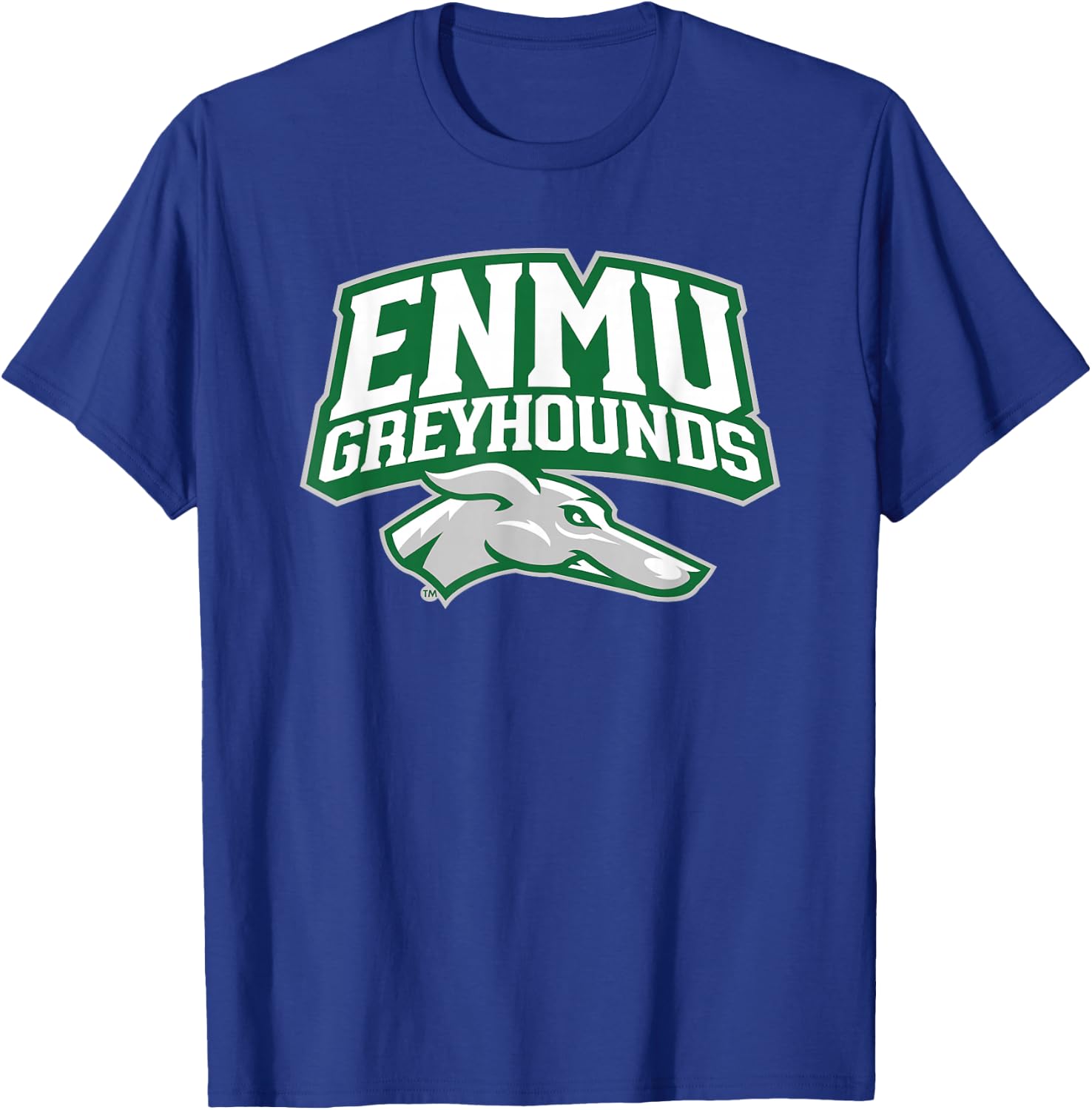 Eastern New Mexico University ENMU Greyhounds Primary Logo T-Shirt - T-Shirt | Royal