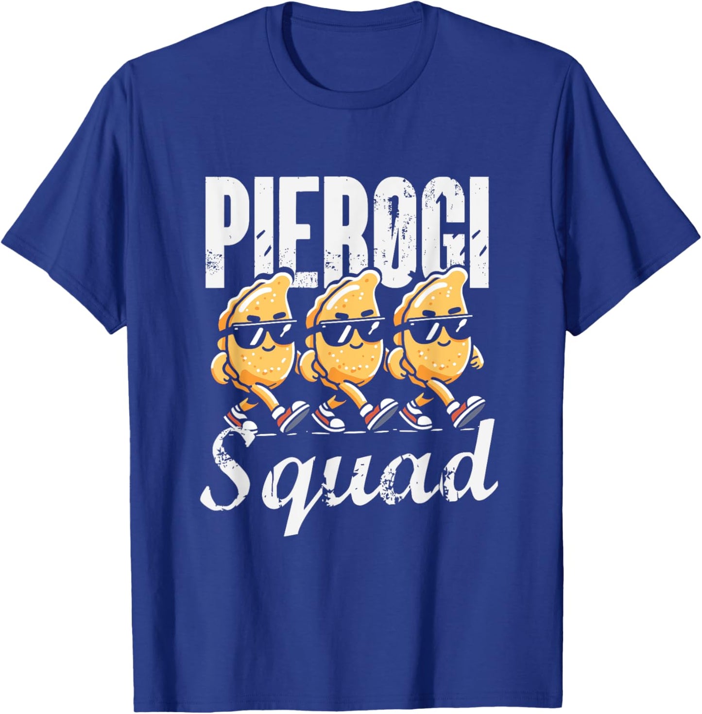Pierogi Squad Funny Polish American Christmas Poland Pierogi T-Shirt - T-Shirt | Royal