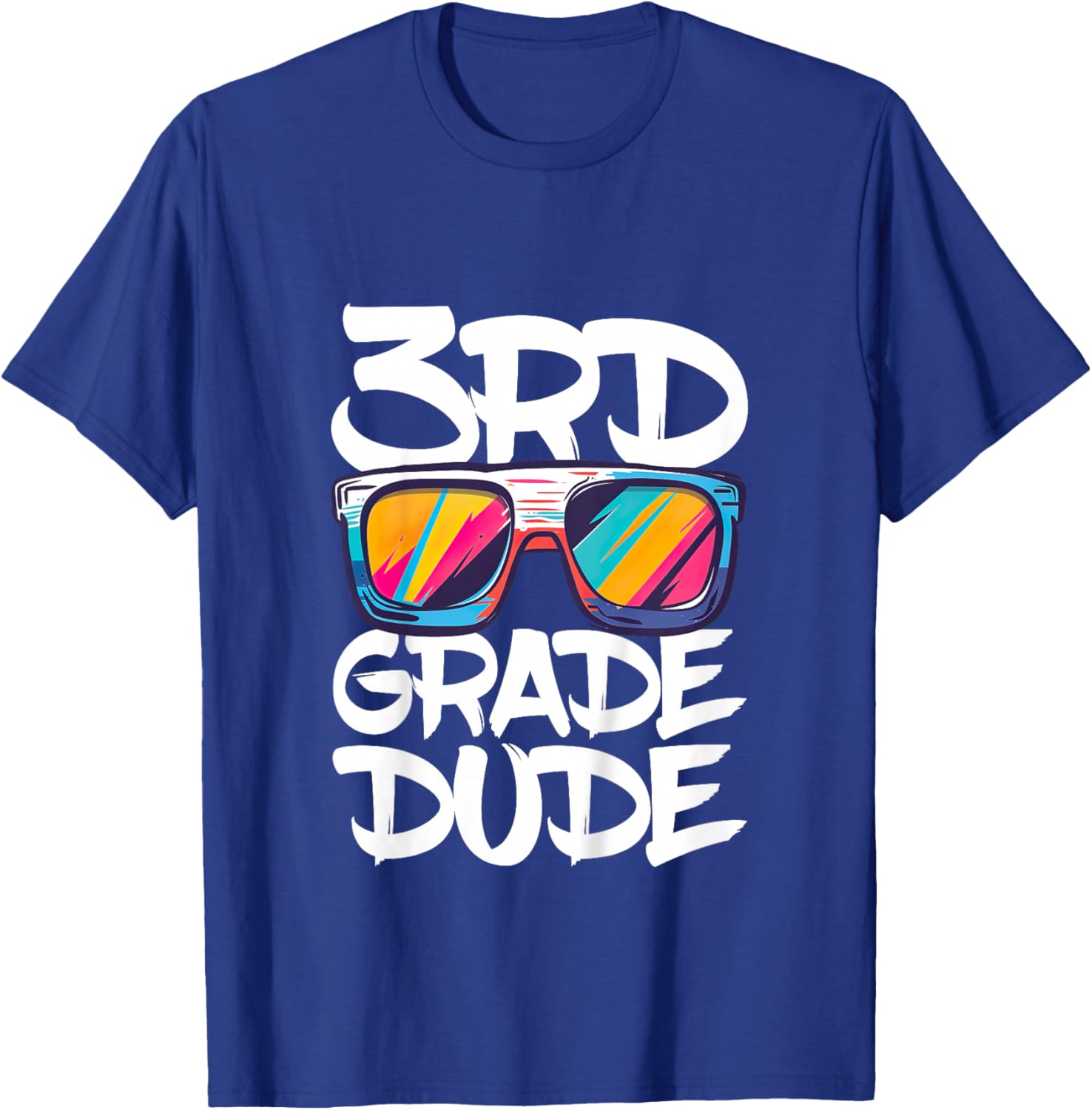 3rd Grade Dude Shirt Back To School Third Grade Boy Girl T-Shirt - T-Shirt | Royal