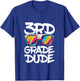 3rd Grade Dude Shirt Back To School Third Grade Boy Girl T-Shirt - T-Shirt | Royal