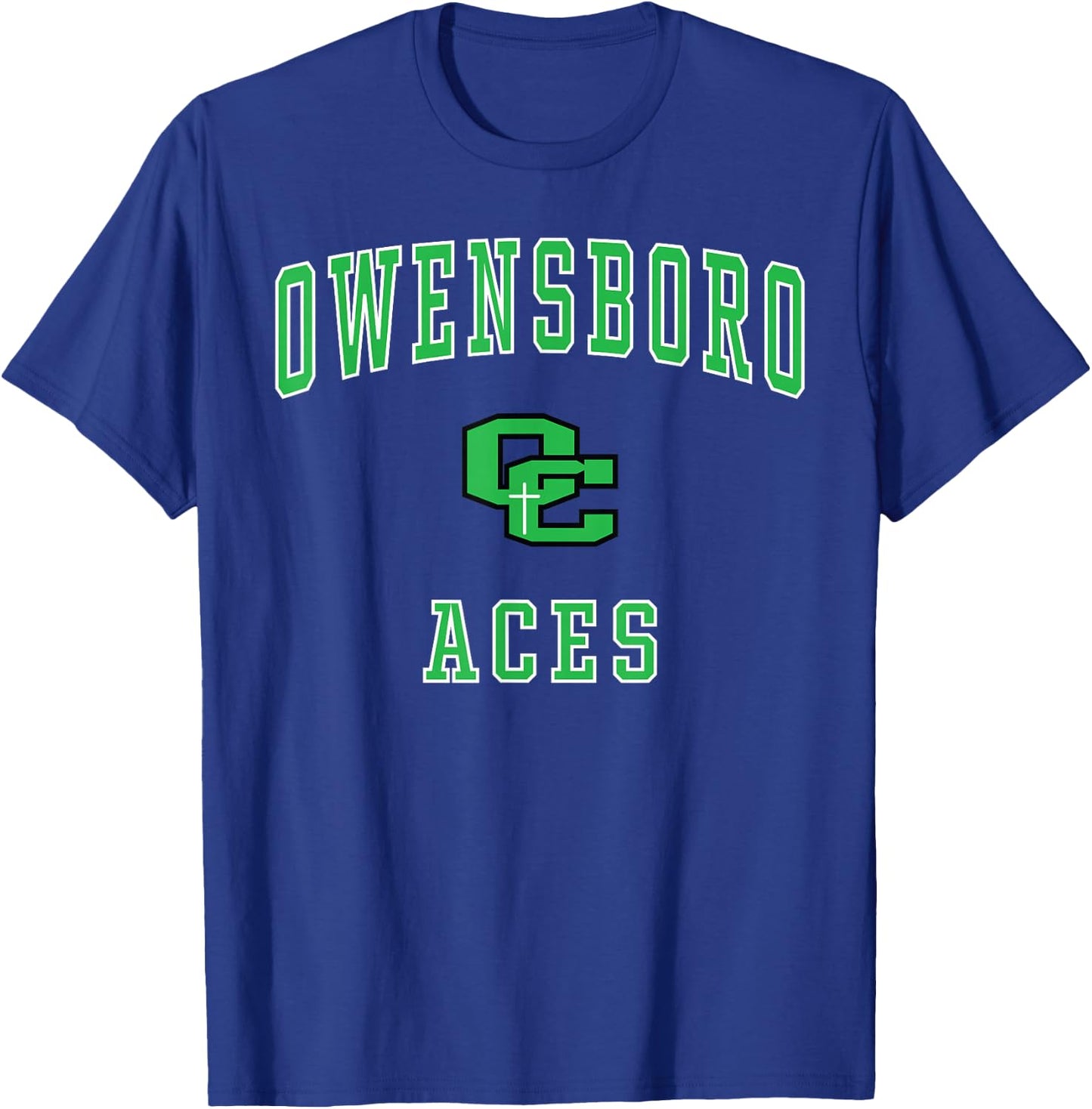 Owensboro Catholic High School Aces T-Shirt - T-Shirt | Royal