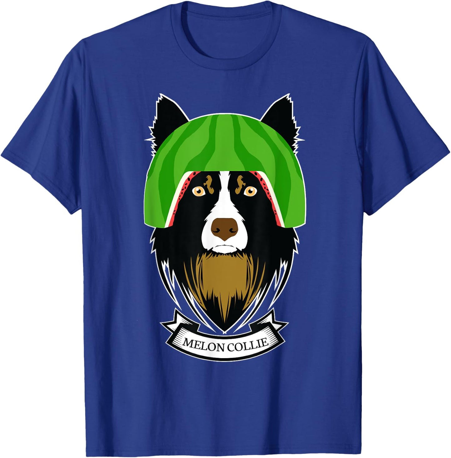 Melon Collie Funny Dog - Melancholy Dogs T-Shirt - T-Shirt | Royal