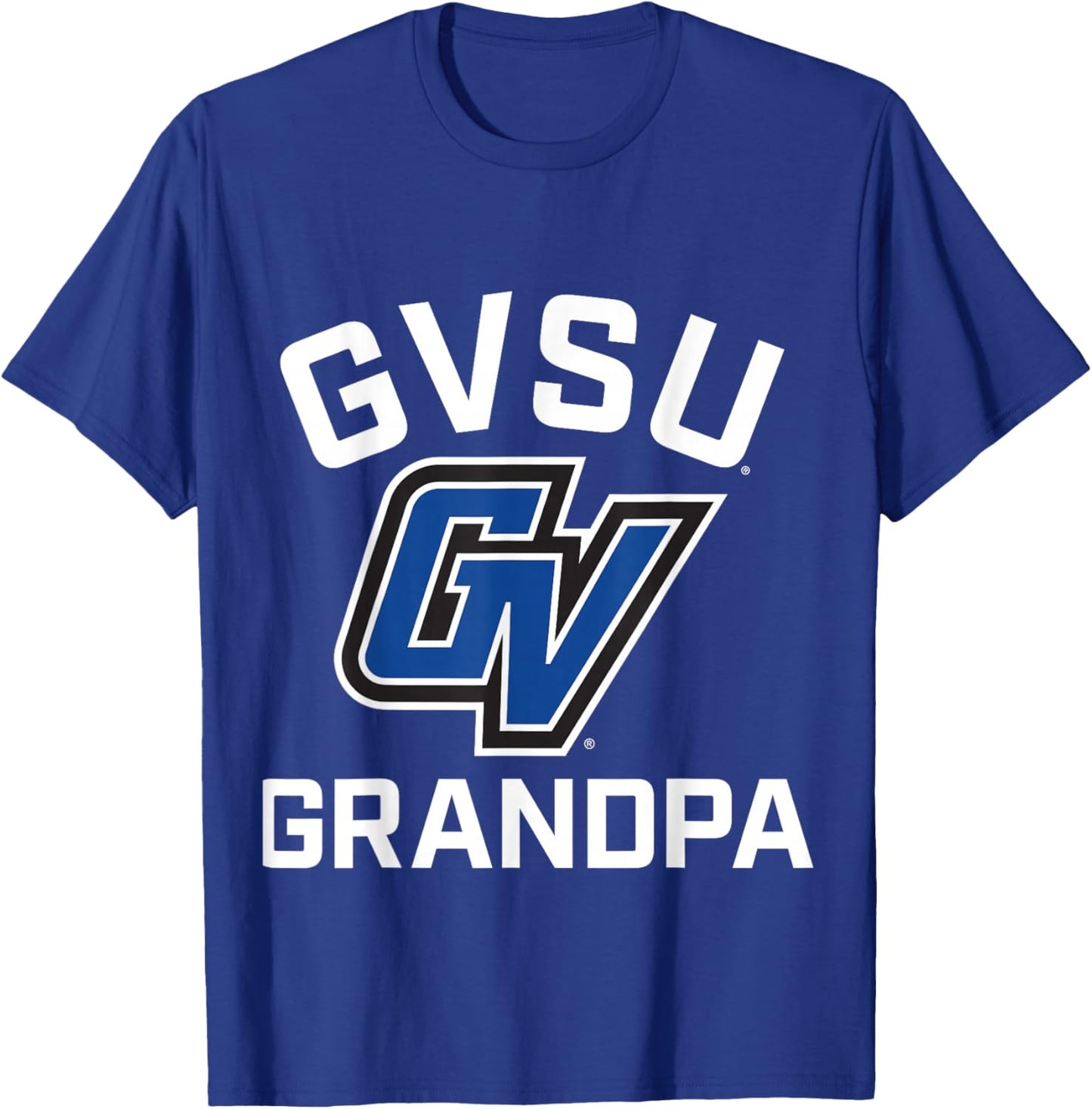 Grand Valley State University GVSU Lakers Arched Grandpa T-Shirt - T-Shirt | Royal