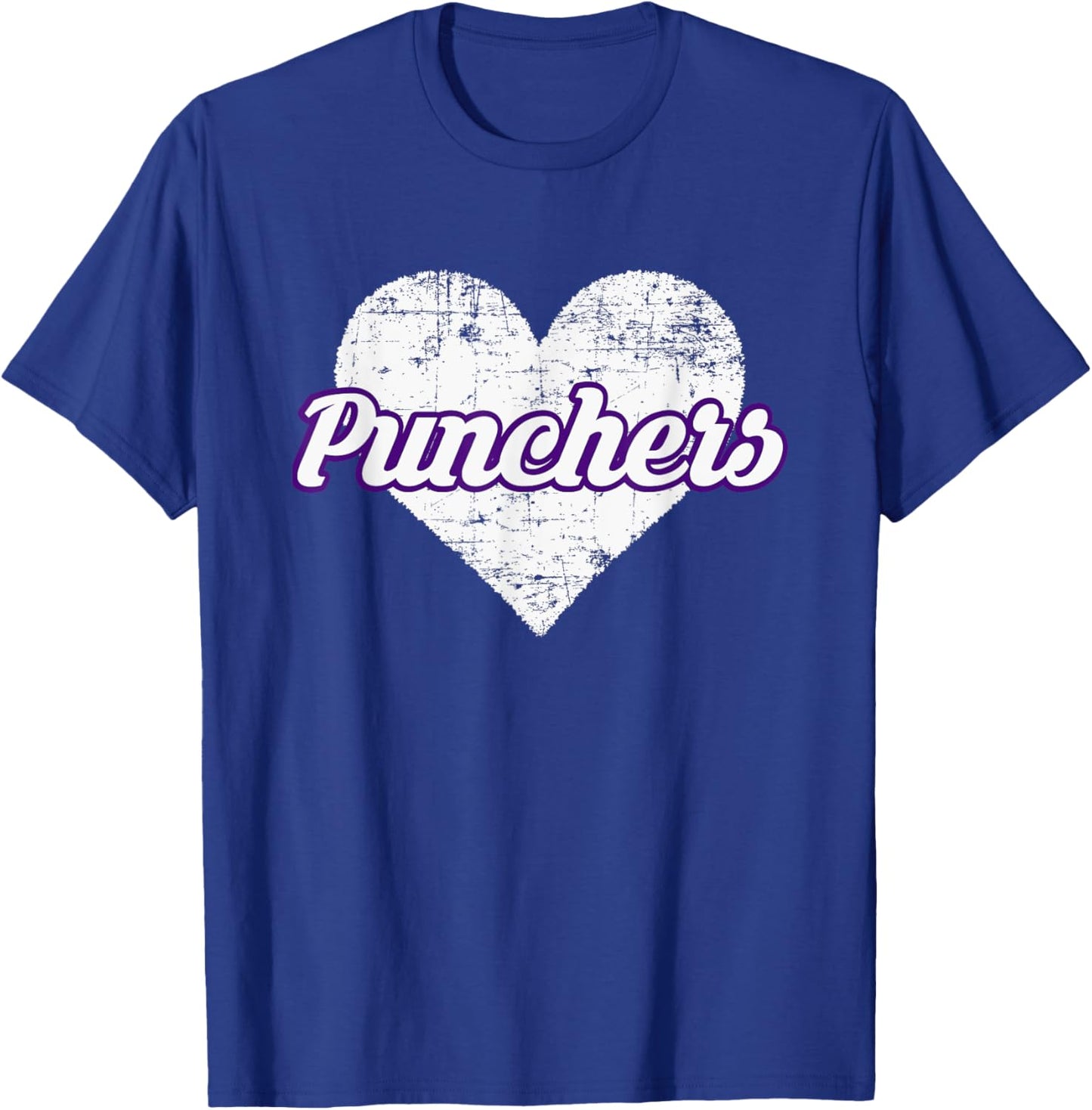 Mason Punchers Over Heart T-Shirt - T-Shirt | Royal