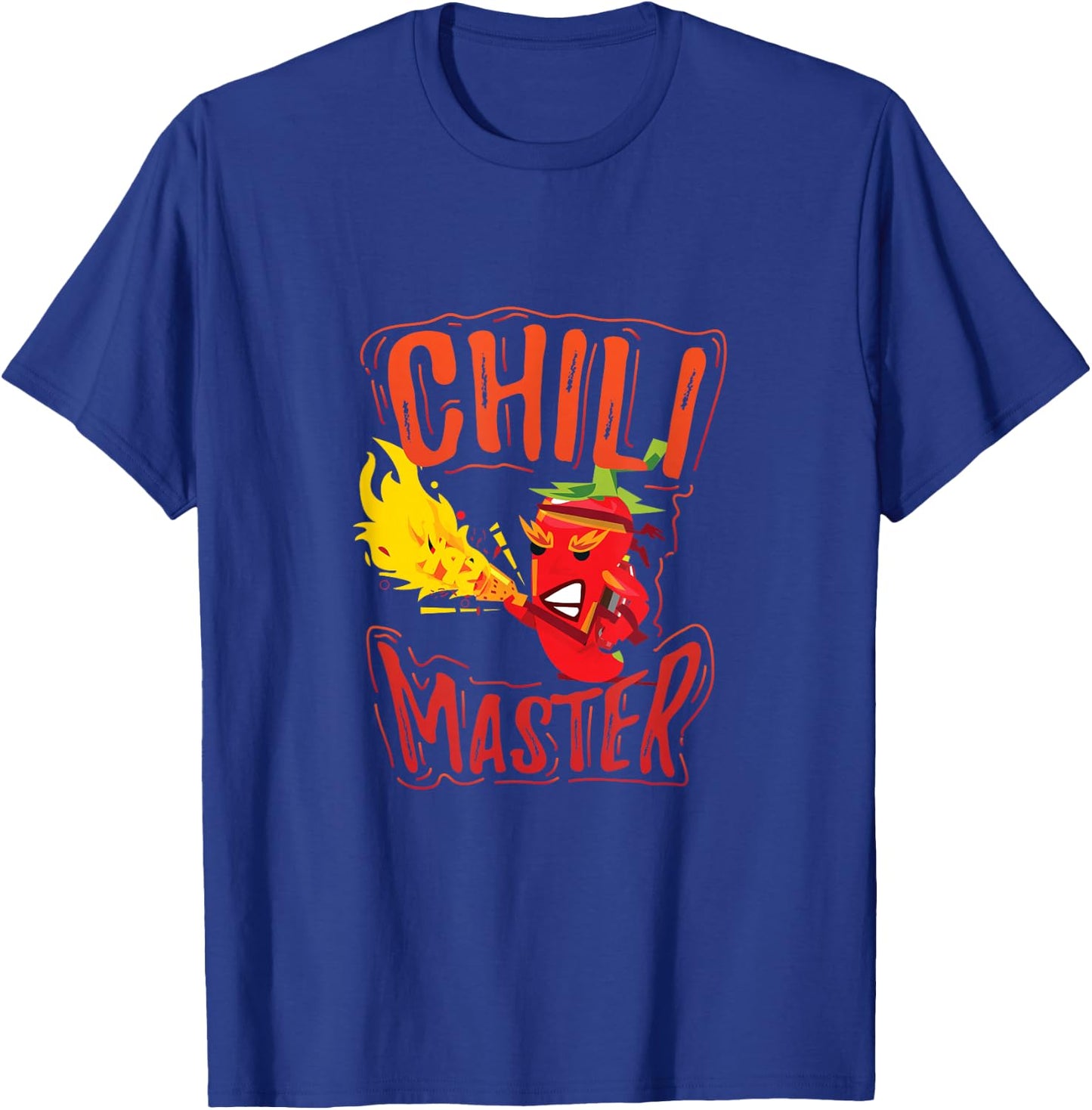 Chili Master Cooking Competition Chef Gift Fun T-Shirt - T-Shirt | Royal