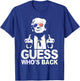 Funny Guess Who's Back President Donald Trump Middle Finger T-Shirt - T-Shirt | Royal