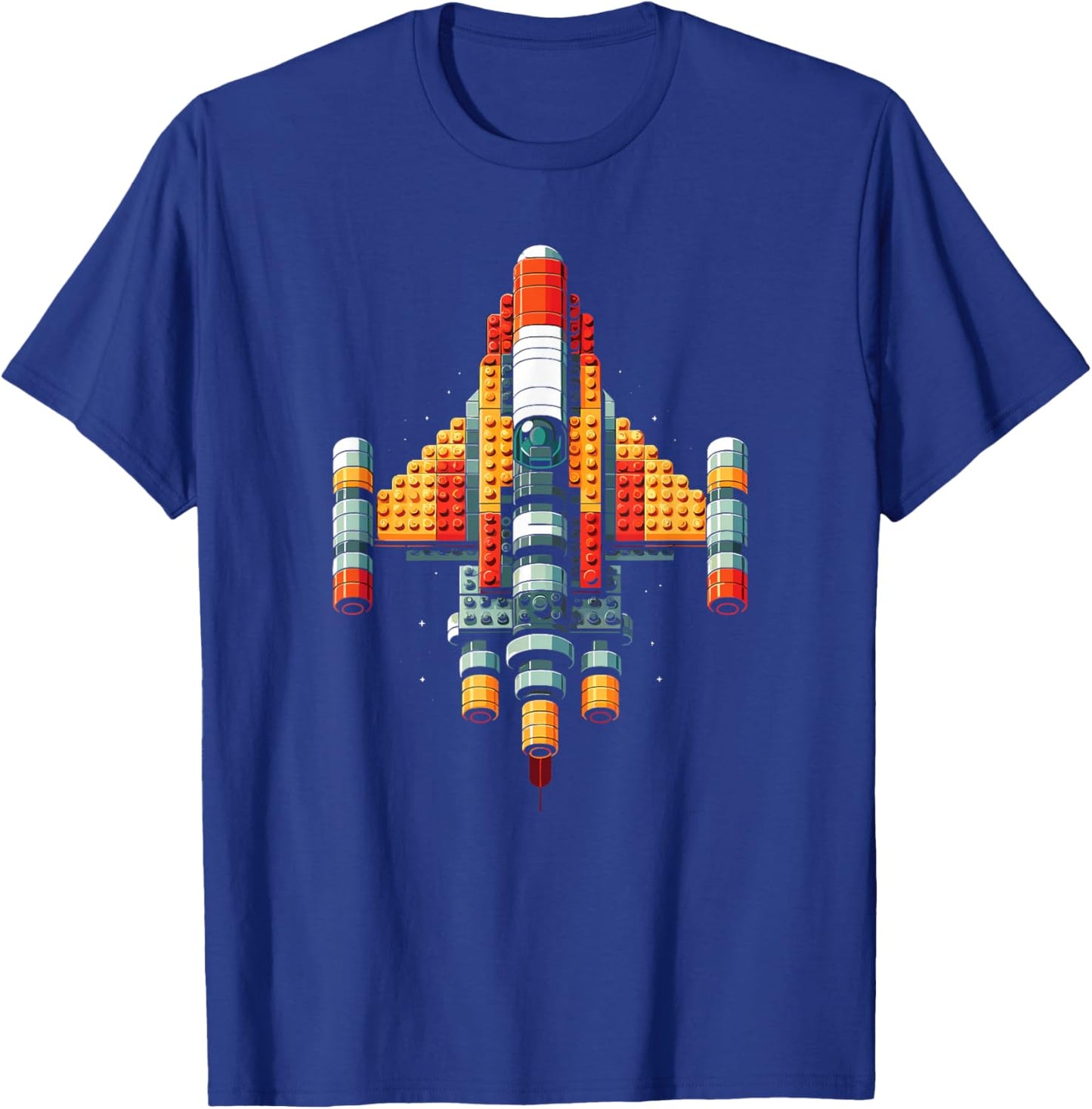 Master Builder Bricks Blocks Play Toys Building Blocks T-Shirt - T-Shirt | Royal