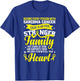 Yellow Ribbon | Sarcoma Cancer Awareness T-Shirt - T-Shirt | Royal