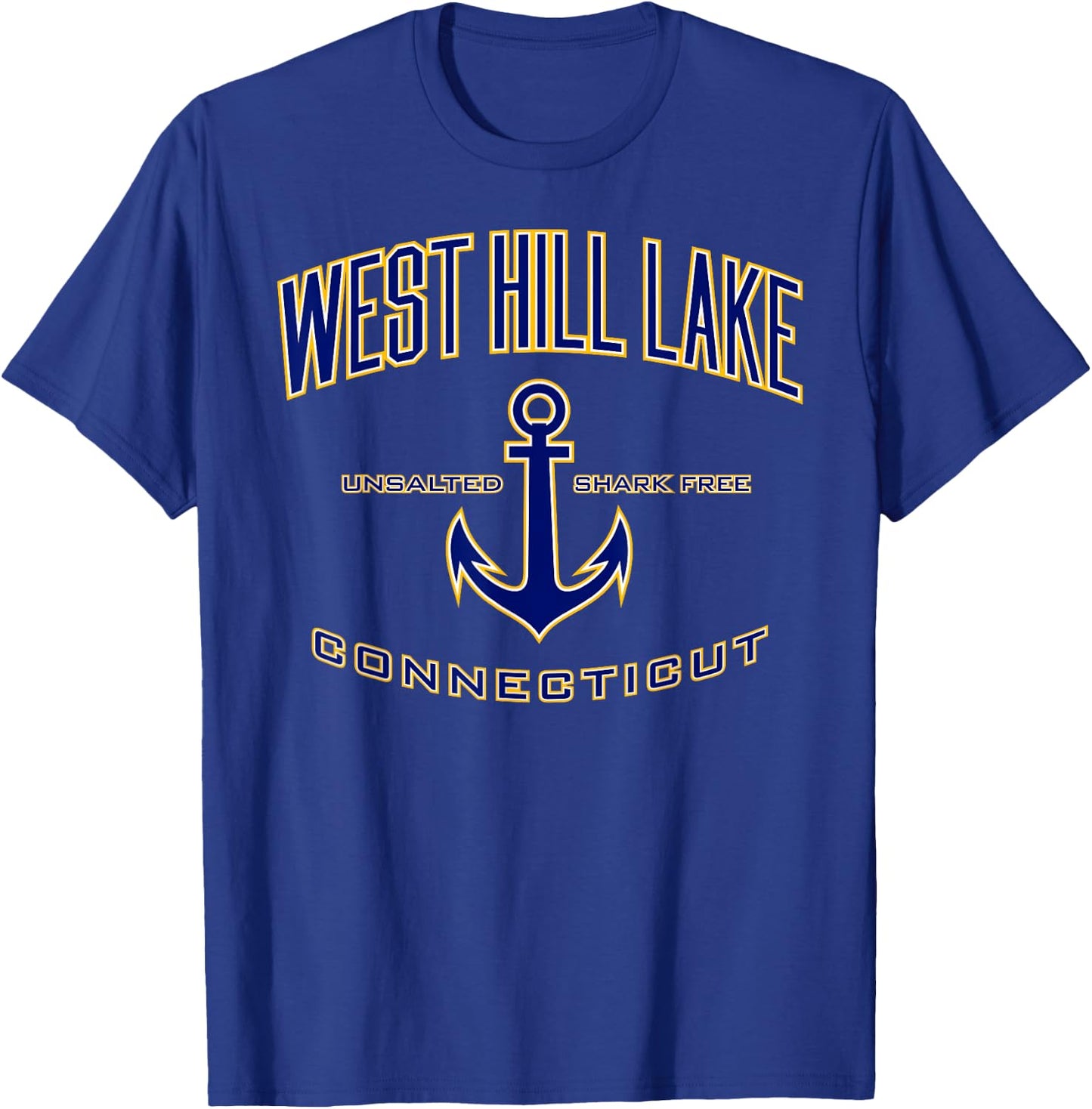 West Hill Lake CT T-Shirt - T-Shirt | Royal