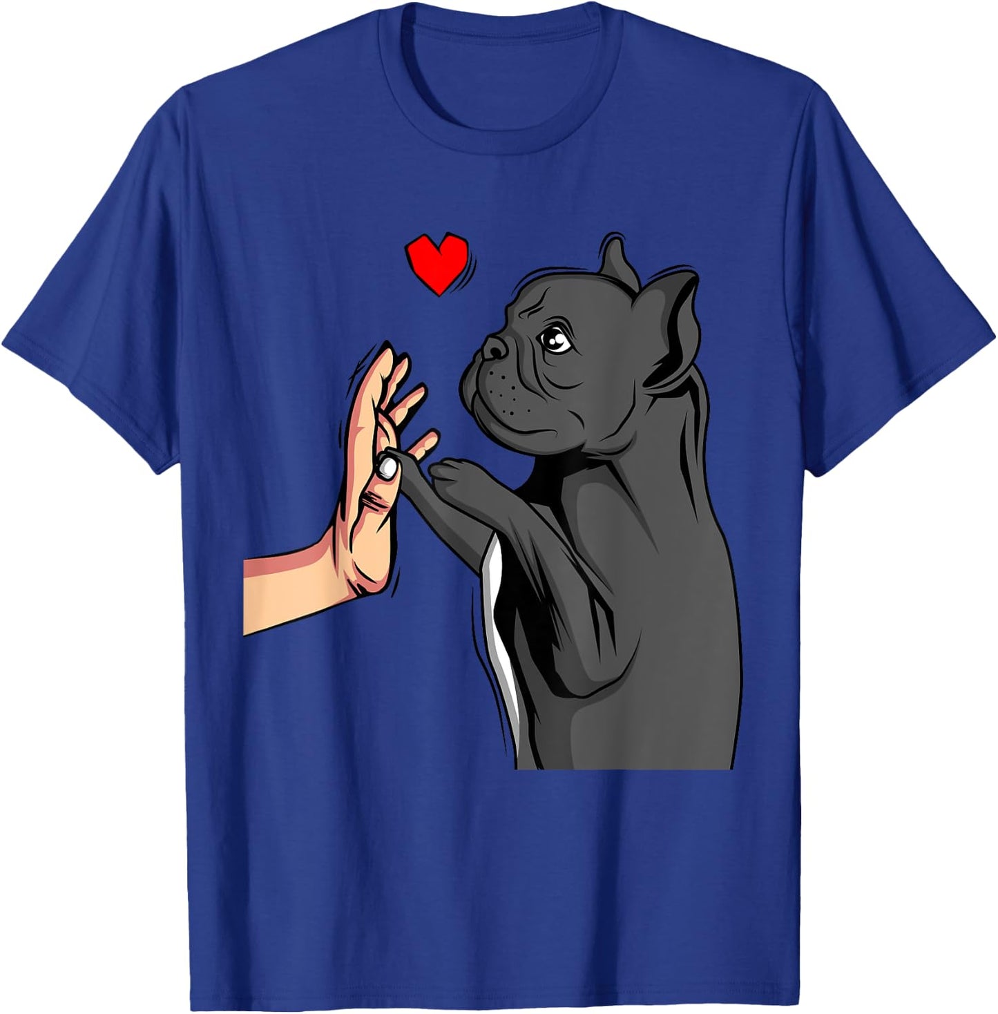French Bulldog Frenchie Love Cute Dog Mom Funny Girls Gift T-Shirt - T-Shirt | Royal