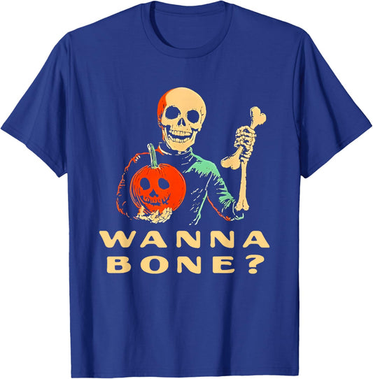 Wanna Bone Halloween Funny Women T-Shirt - T-Shirt | Royal