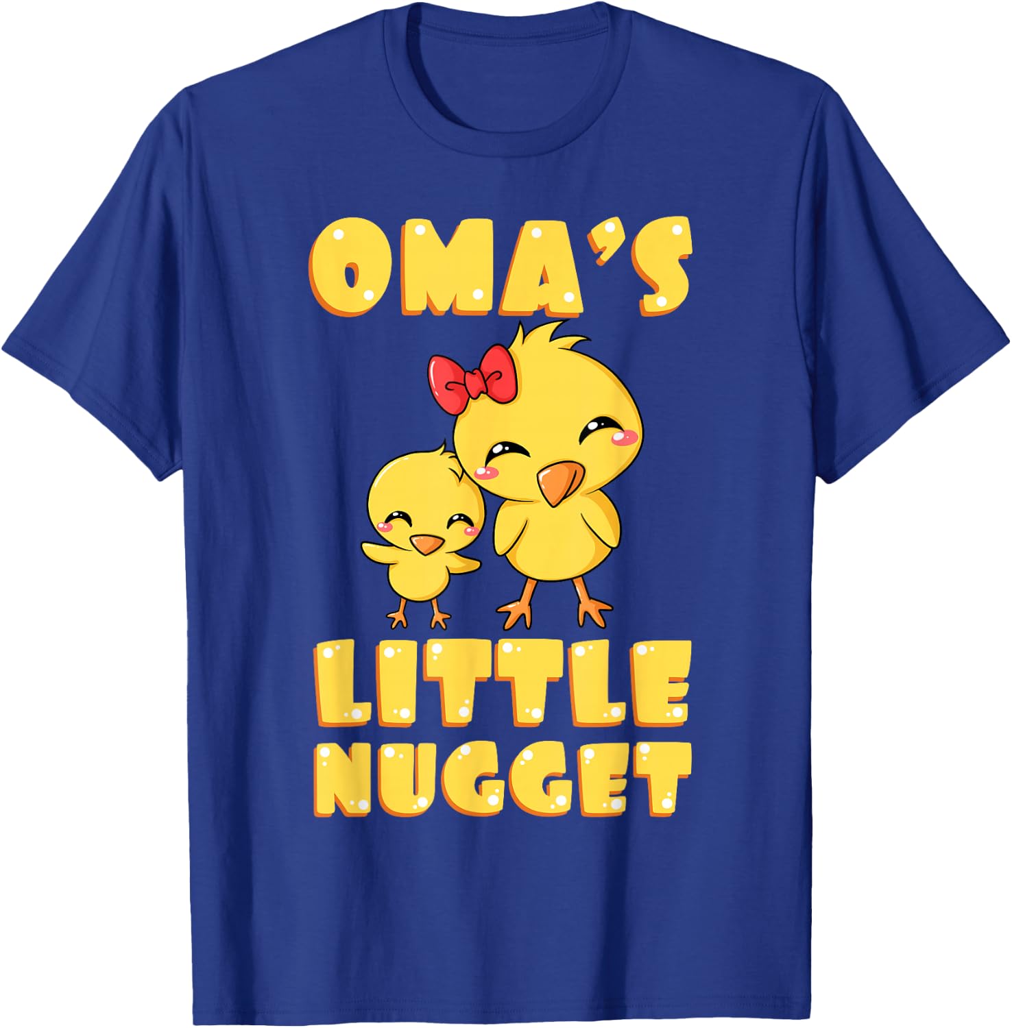 Oma Little Nugget Chick Deutschland Germany Grandmother Gift T-Shirt - T-Shirt | Royal