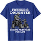 Quad Bike - Father and Daughter Riding Partners ATV Girl T-Shirt - T-Shirt | Royal