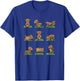 Yoga Goats Pose Funny Meditation Exercise Animal Lover Gift T-Shirt - T-Shirt | Royal
