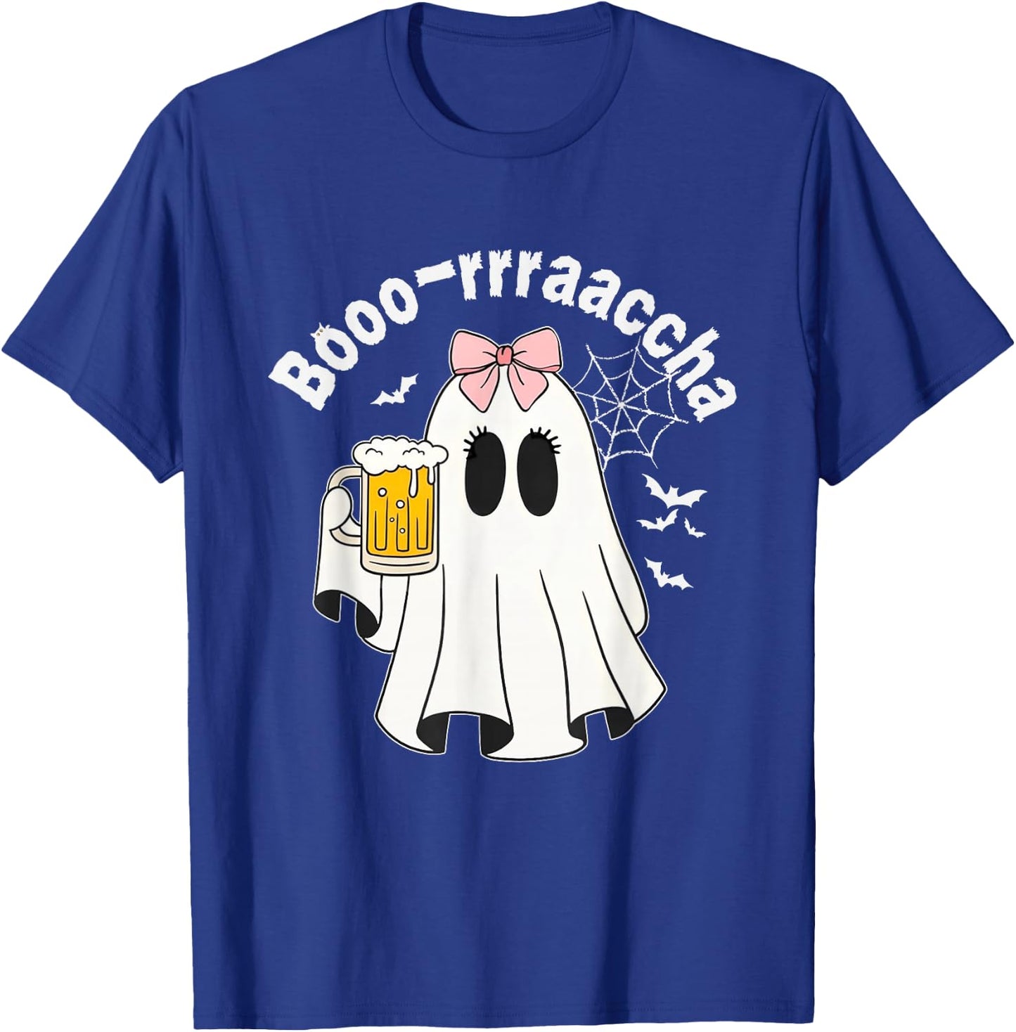 Boo-racha Funny Halloween Ghost Beer Design Borracha T-Shirt - T-Shirt | Royal