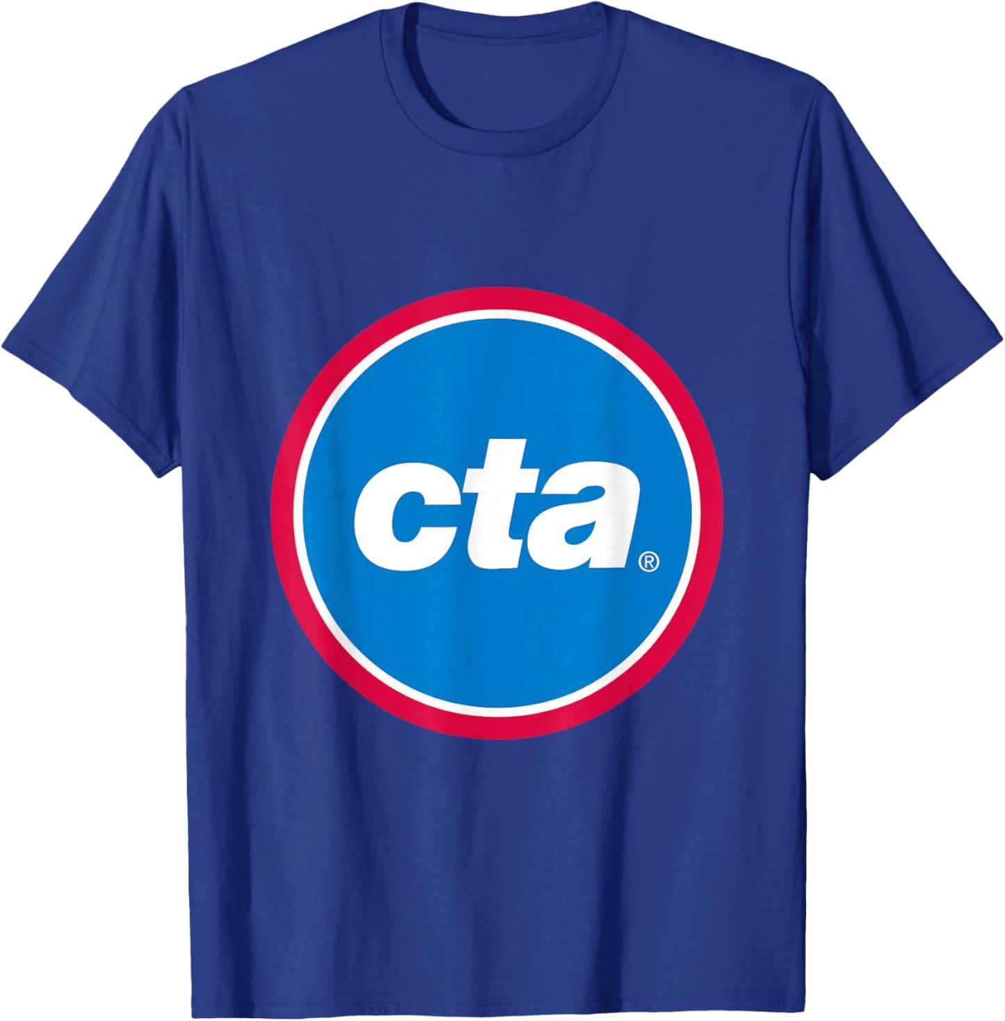 CTA Trains Logo T-Shirt - T-Shirt | Royal