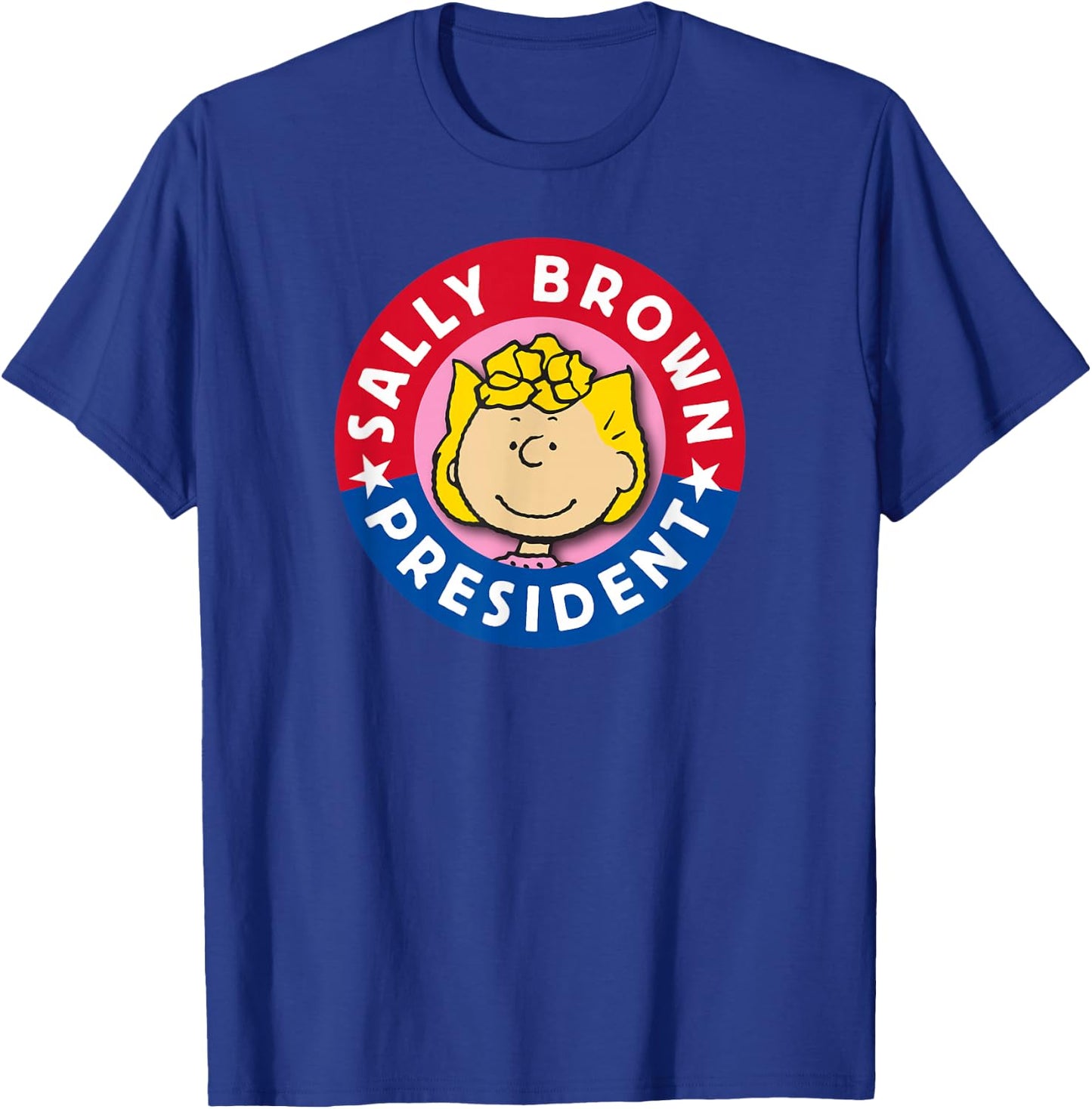 Peanuts Sally Brown as President T-Shirt - T-Shirt | Royal