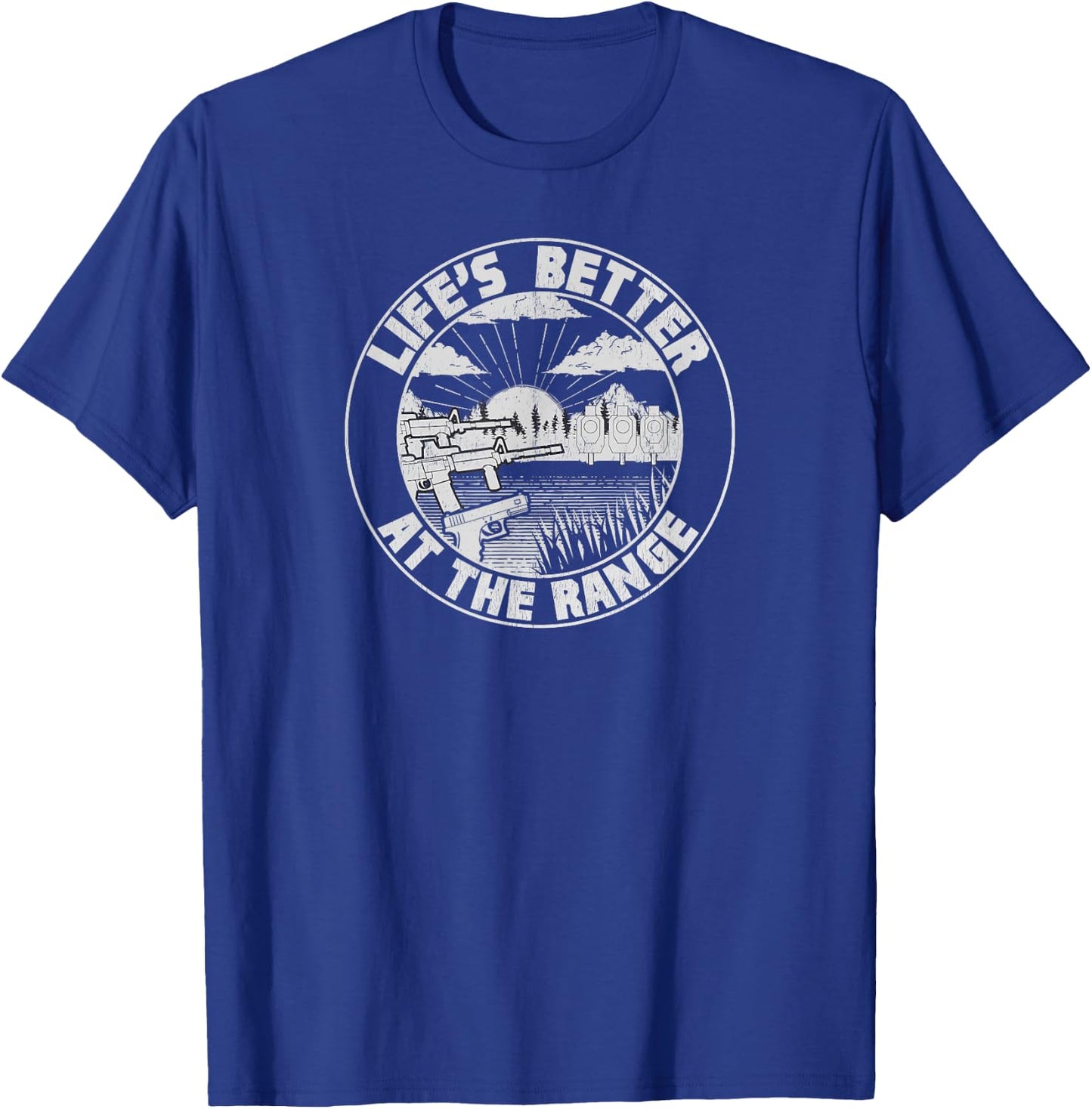 2A Pro-Gun 2nd Amendment Shooting Range T-Shirt - T-Shirt | Royal