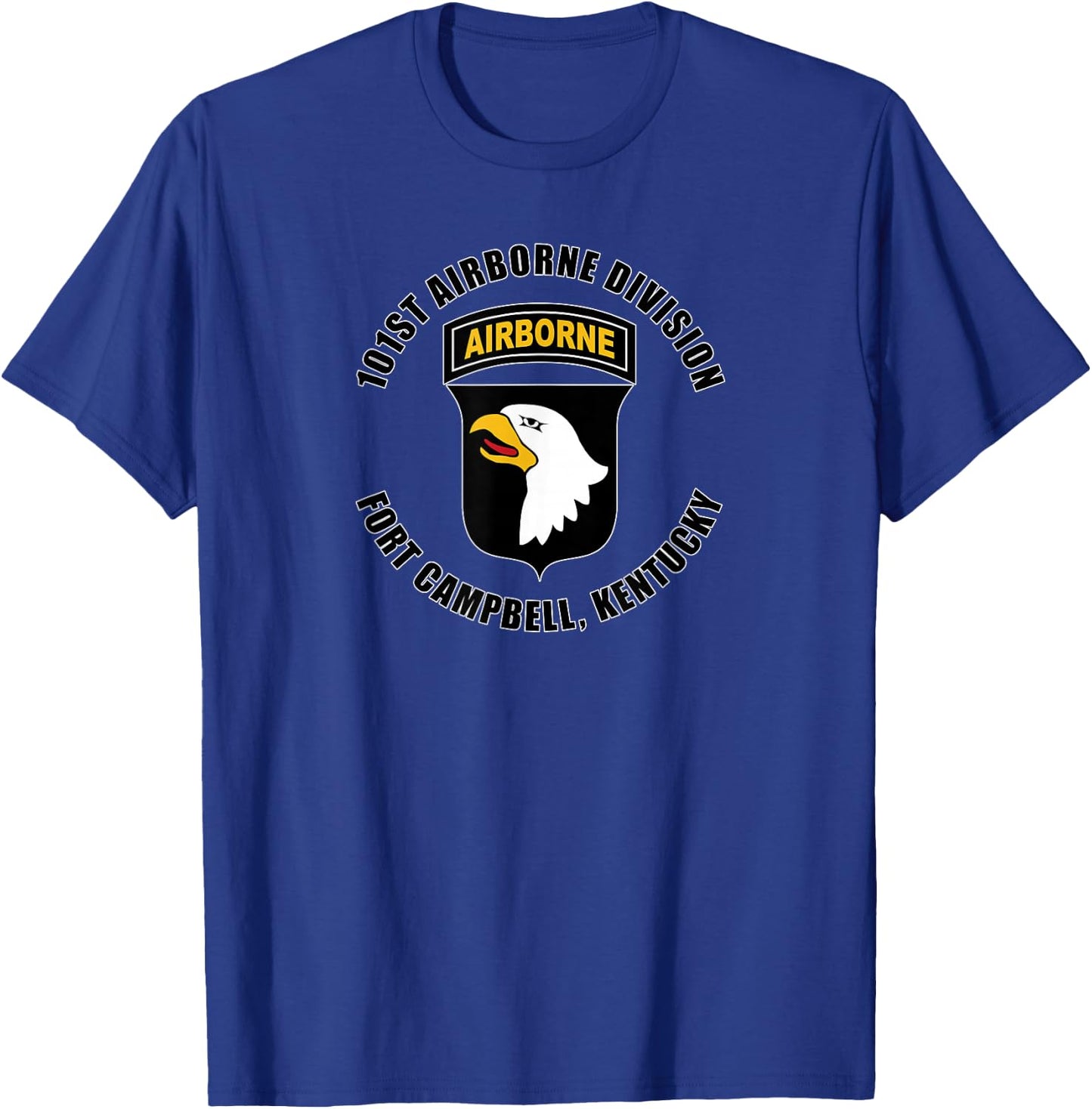 101st Airborne Division Fort Campbell Kentucky Emblem Gift T-Shirt - T-Shirt | Royal