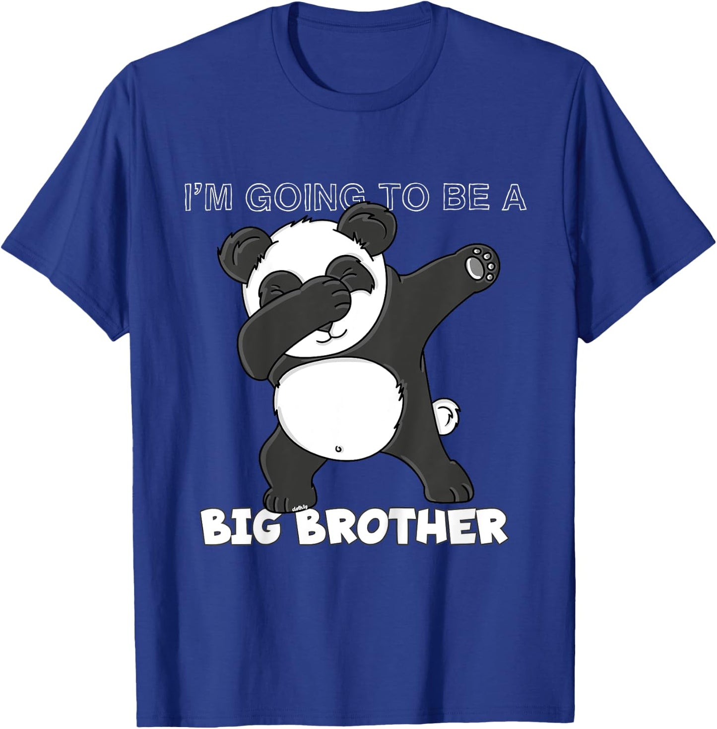 Kids Im going to be a Big Brother Shirt Dabbing Panda T-Shirt - T-Shirt | Royal
