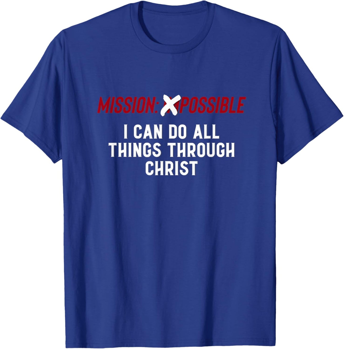 Mission Possible Missionary Gift LDS Elders, Sisters T-Shirt - T-Shirt | Royal