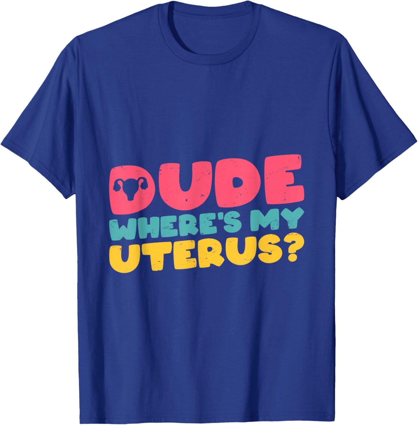 Evicted Funny Uterus Ovarian Removal Hysterectomy T-Shirt - T-Shirt | Royal