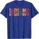 Indians School Sports Fan Team Spirit T-Shirt - T-Shirt | Royal