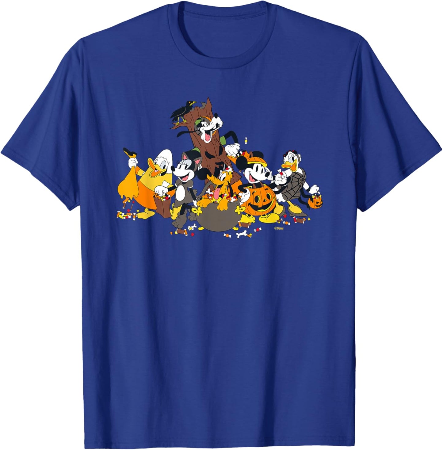 Disney Mickey Mouse and Friends Spooky Halloween Costumes T-Shirt - T-Shirt | Royal