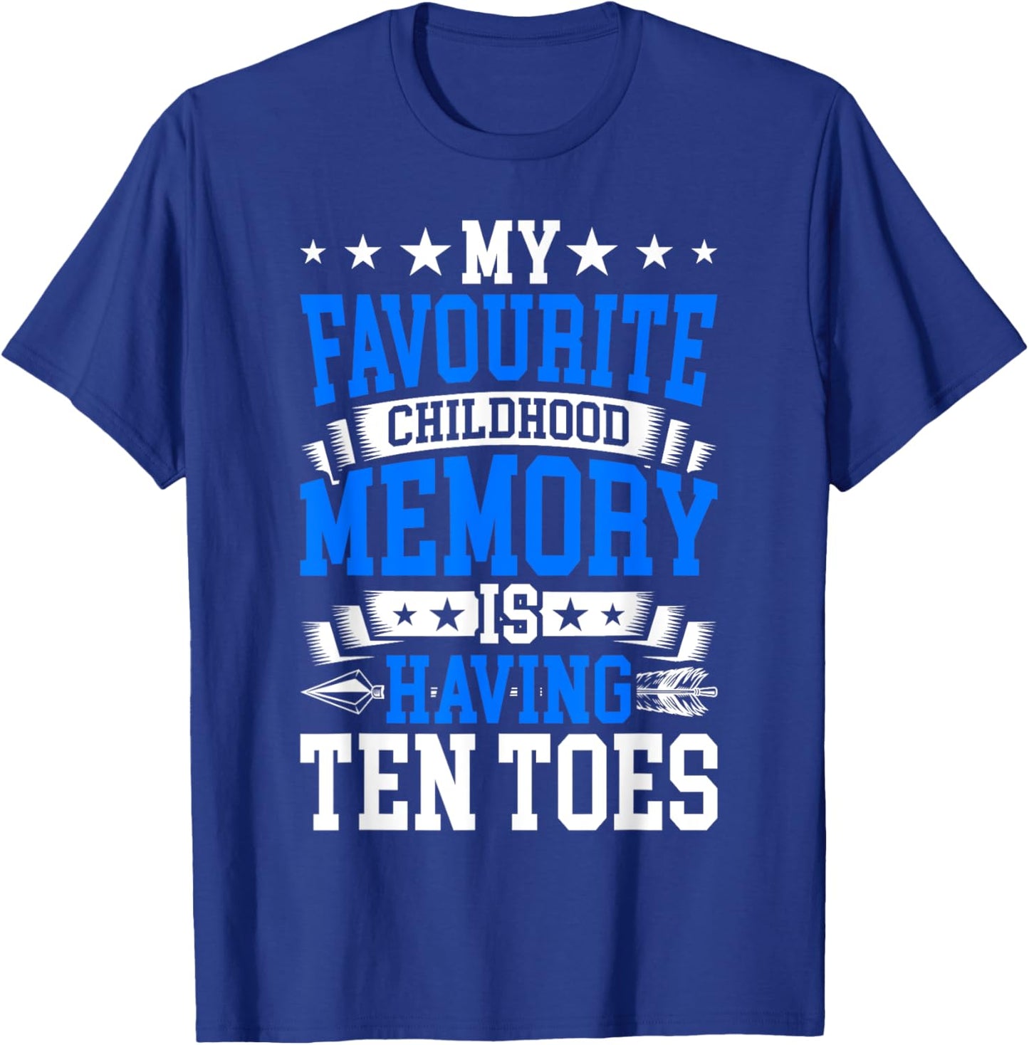 Diabetes Amputated Toes & Funny Toe Amputee T-Shirt - T-Shirt | Royal