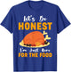 I'm Just Here For The Food Funny Thanksgiving Turkey Leg Day T-Shirt - T-Shirt | Royal