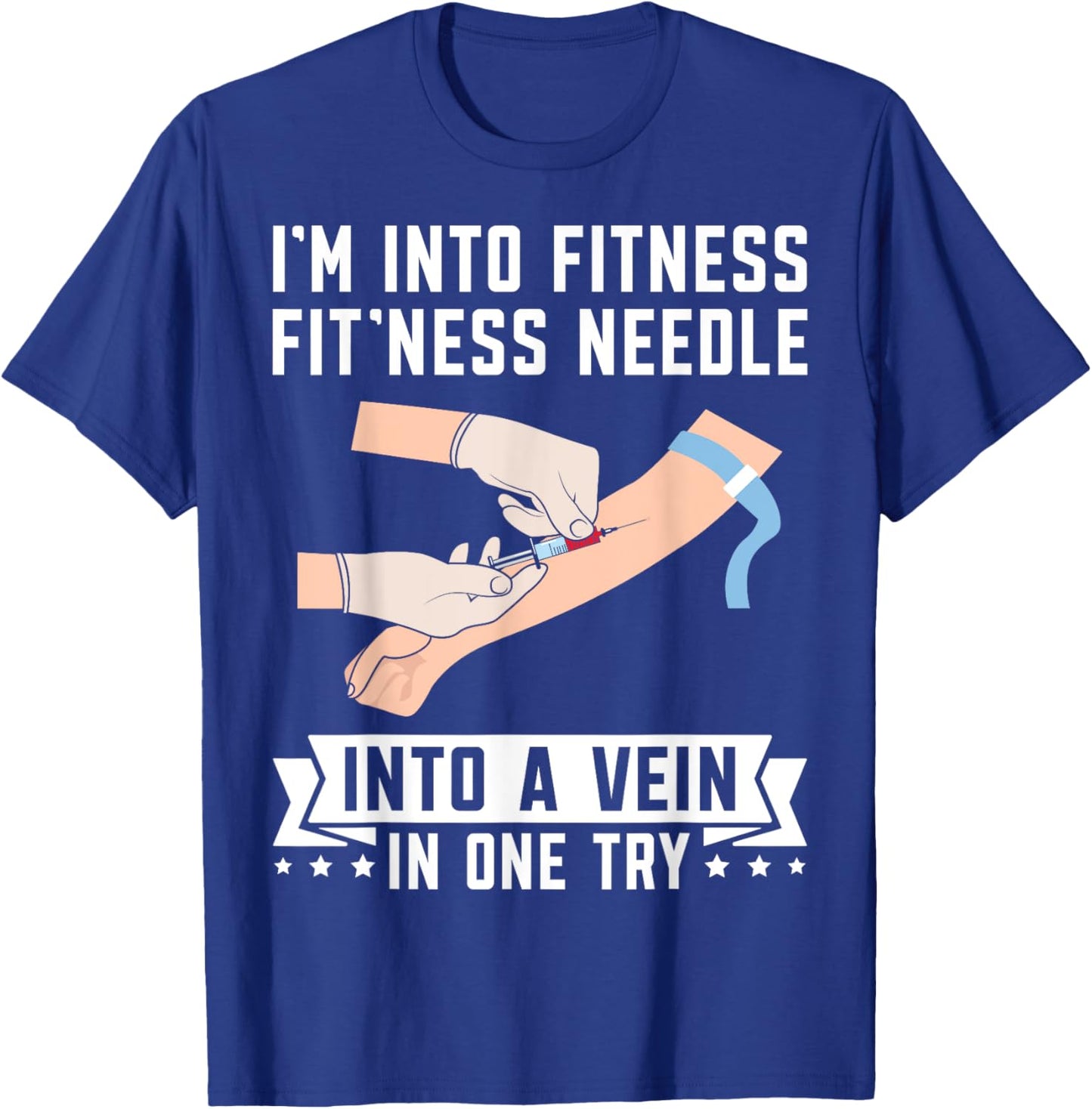 Phleb Phlebotomist T-Shirt - T-Shirt | Royal