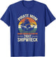 Tight Shipwreck Pirate Mom T-Shirt - T-Shirt | Royal