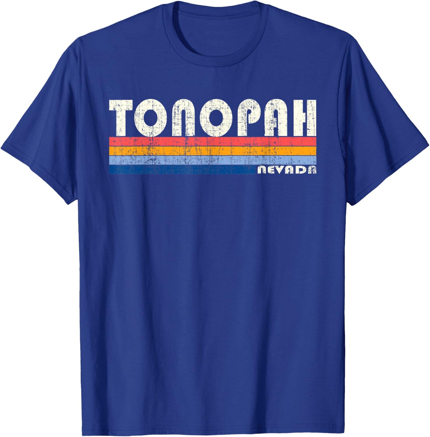 Vintage 70s 80s Style Tonopah NV T-Shirt - T-Shirt | Royal