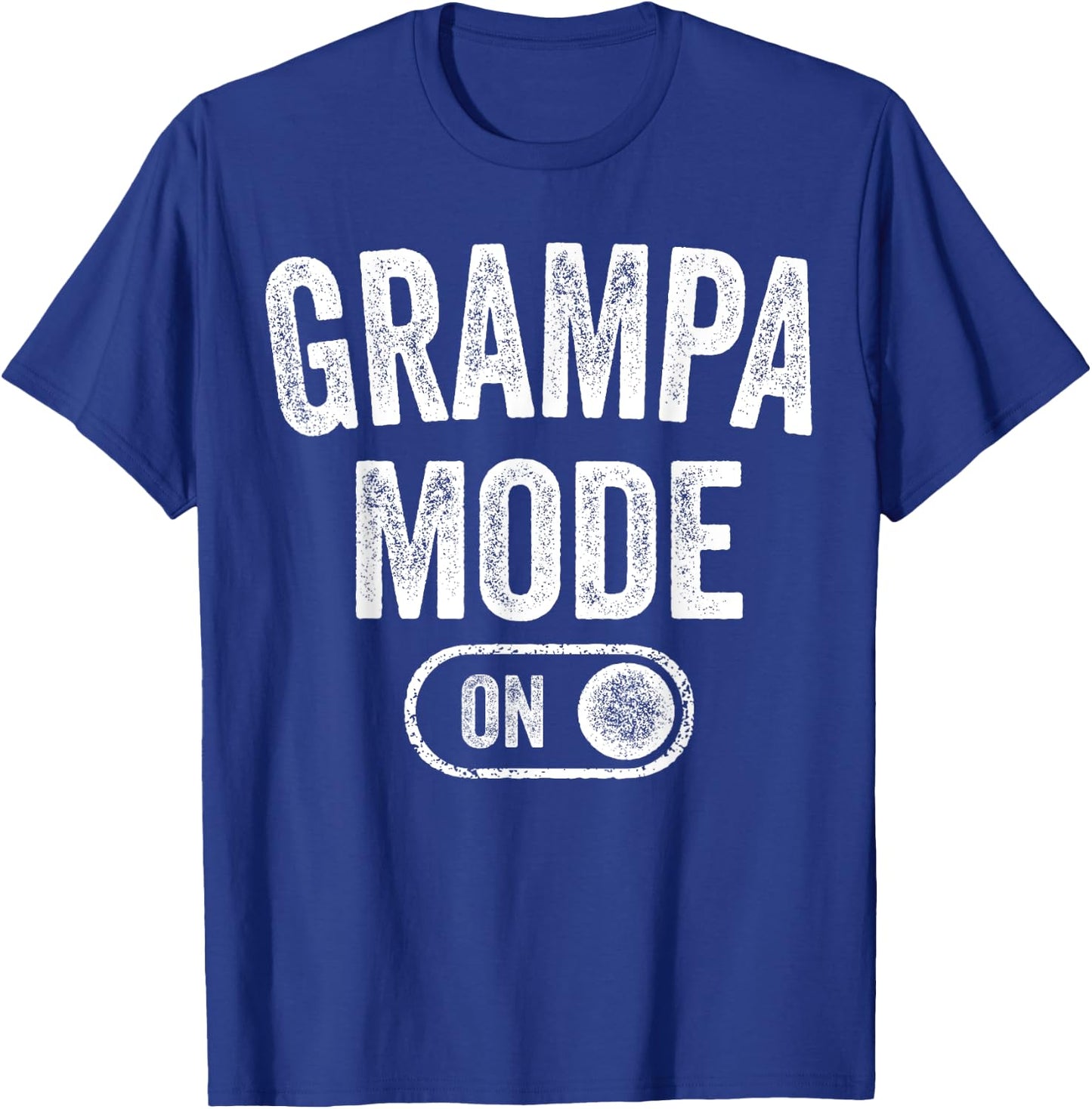 Grampa Mode On Funny Soon To Be Grandpa Gifts 1St Time Pop T-Shirt - T-Shirt | Royal