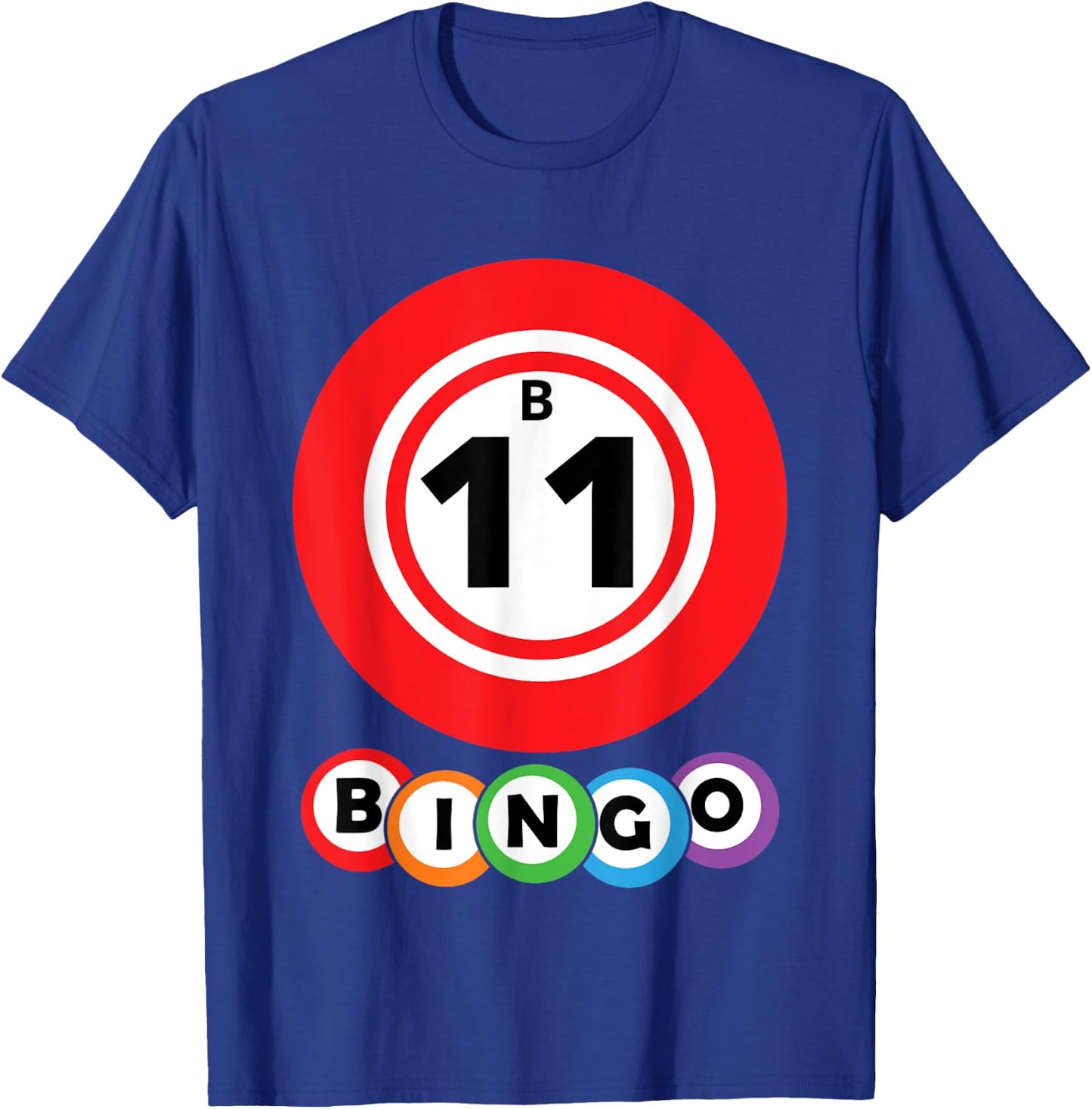 Lucky Bingo B11 Group Bingo Costume T-Shirt - T-Shirt | Royal
