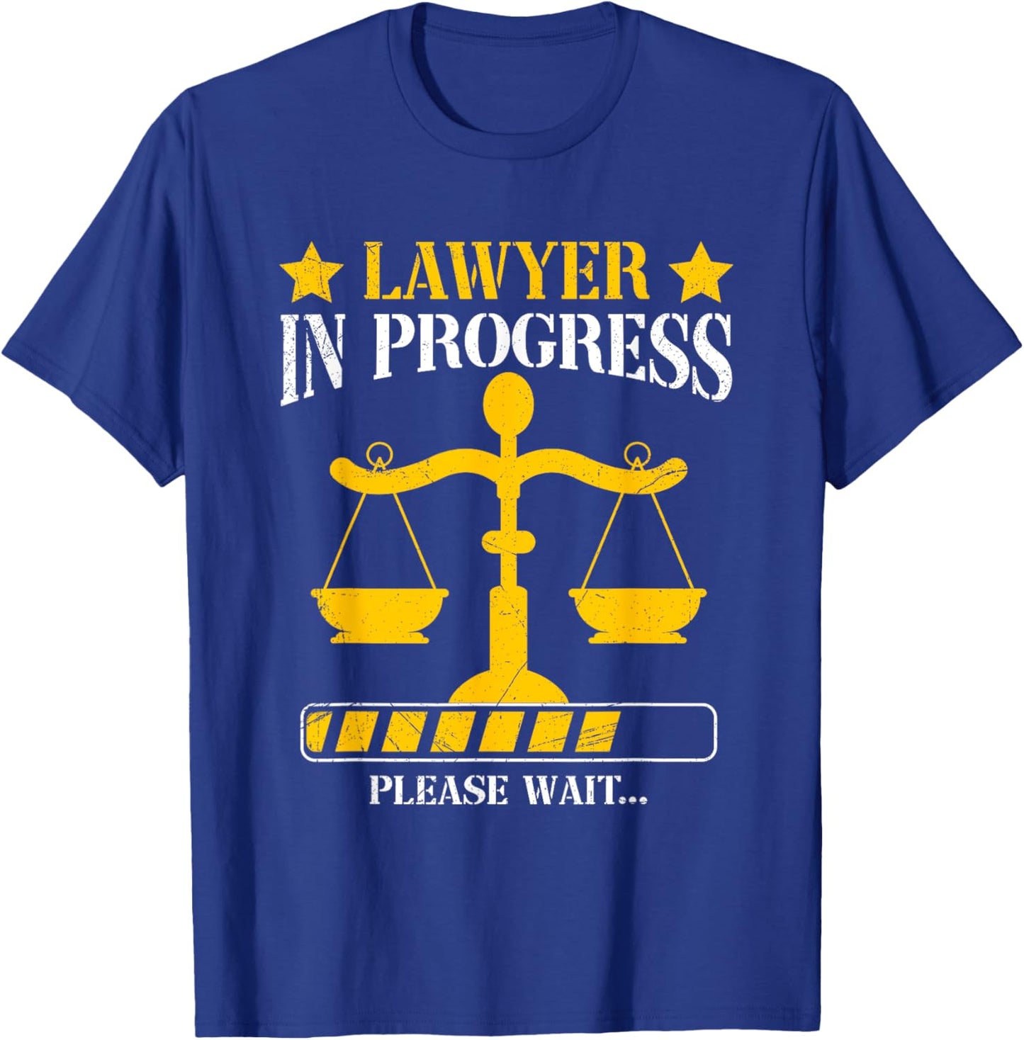 Lawyer In Progress Law School Student Graduation Party T-Shirt - T-Shirt | Royal