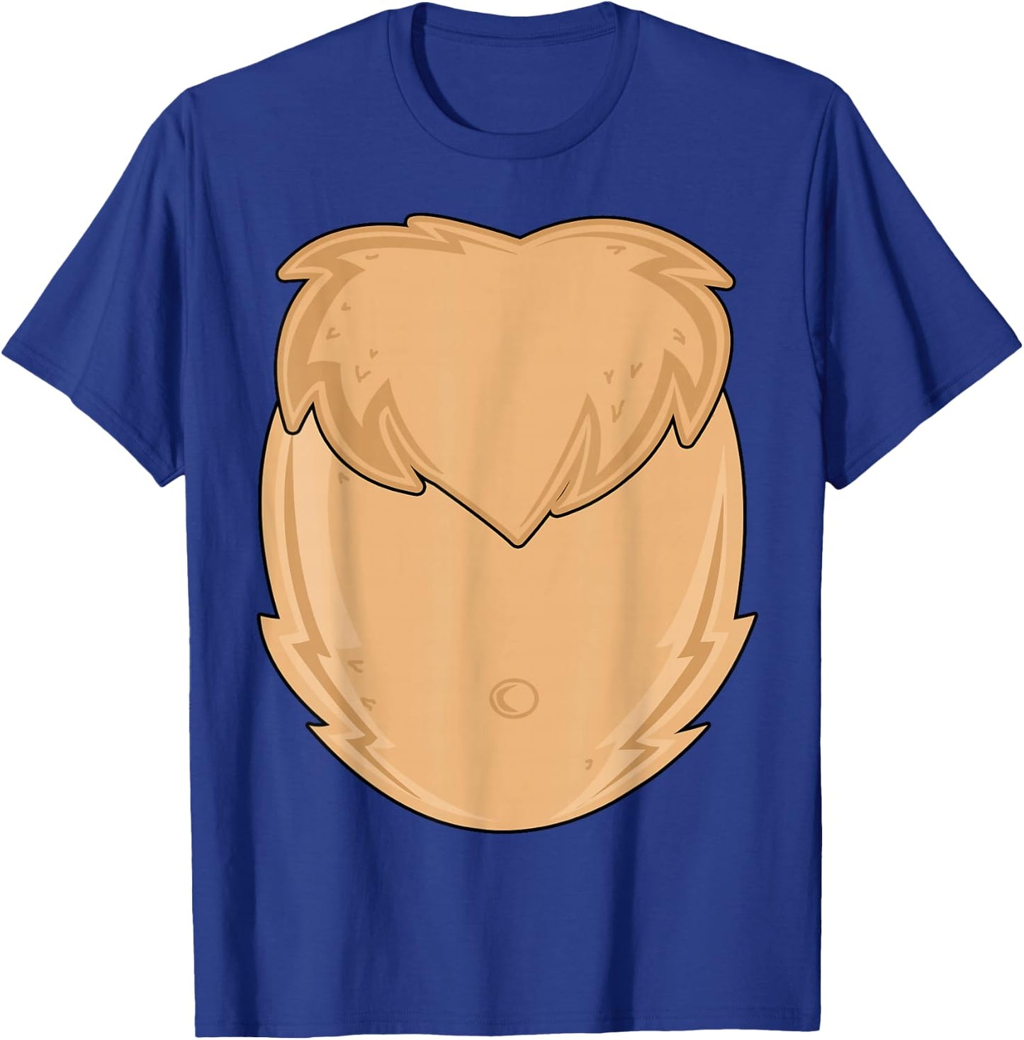 Reindeer Christmas Xmas Costume Cute Hairy Men Boy Kids Gift T-Shirt - T-Shirt | Royal