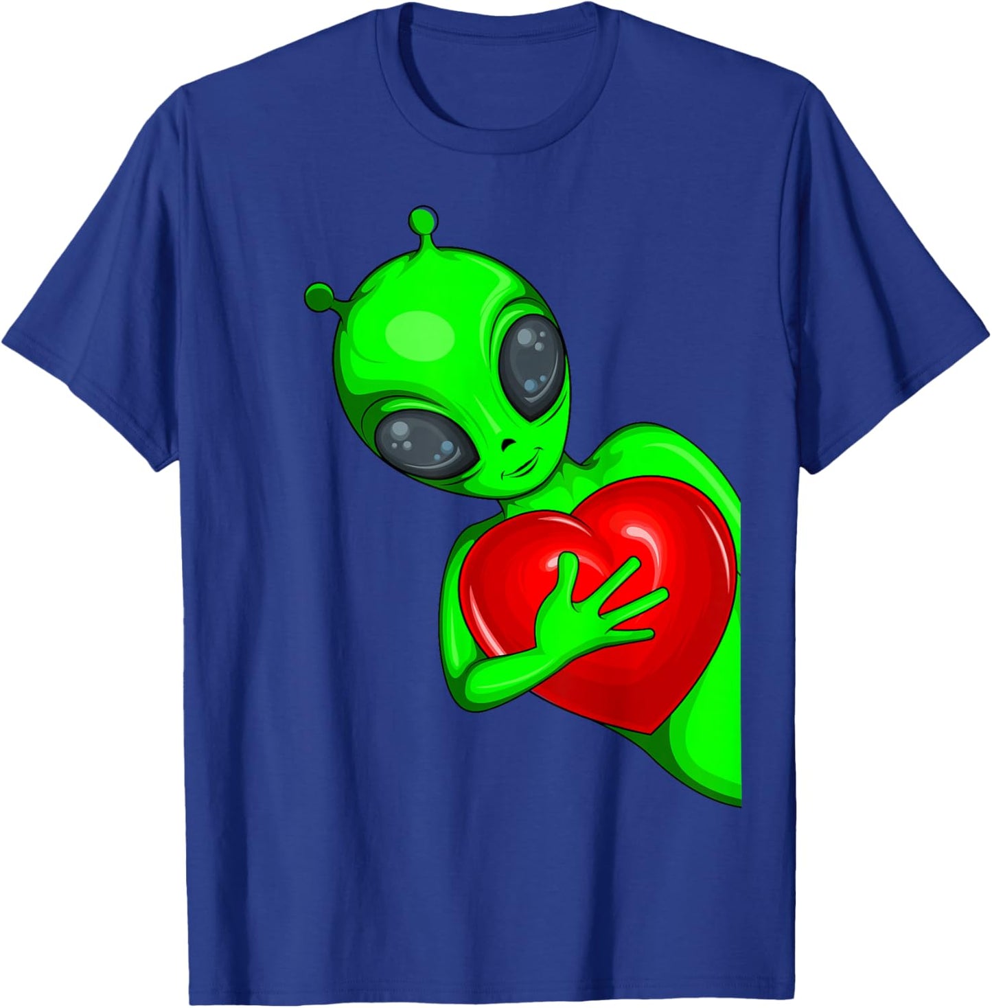 Alien Ufo Children's Women's T-Shirt - T-Shirt | Royal