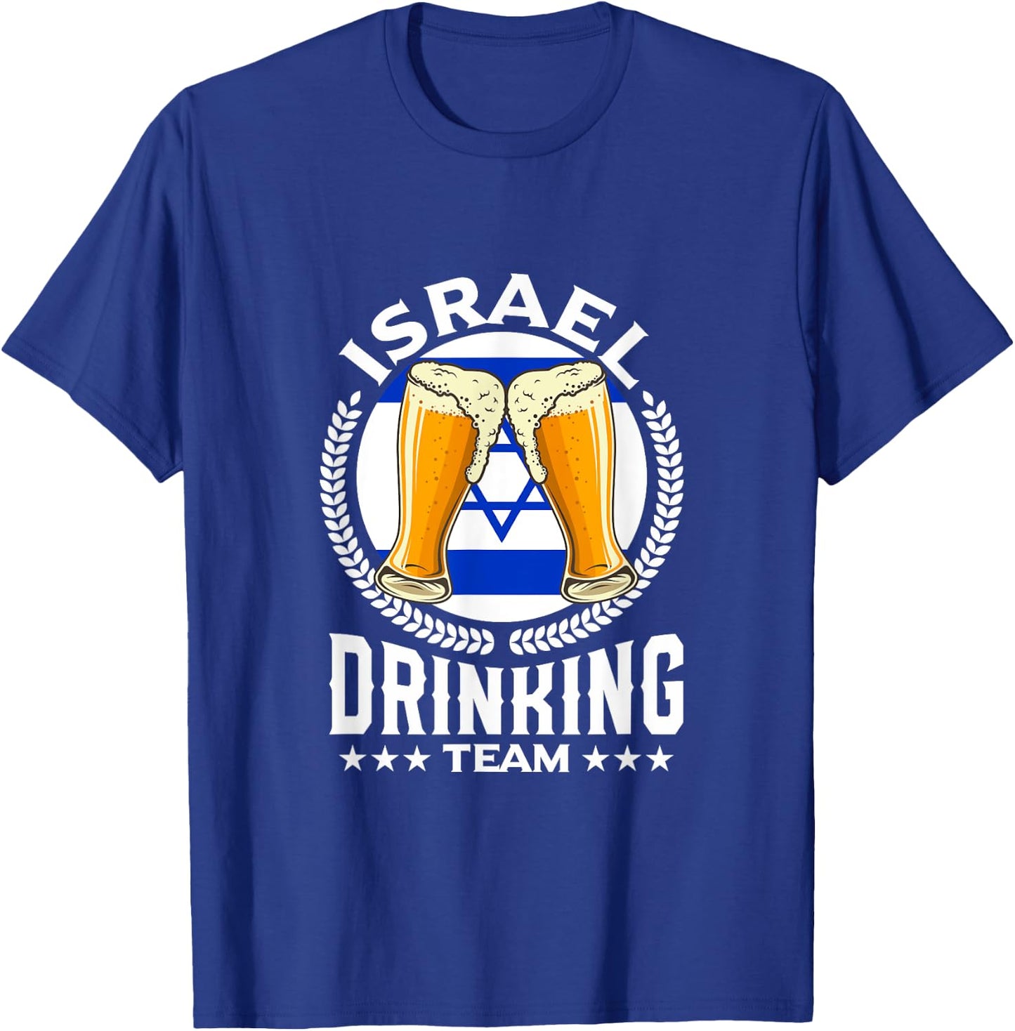Israel Drinking Team T-Shirt - T-Shirt | Royal