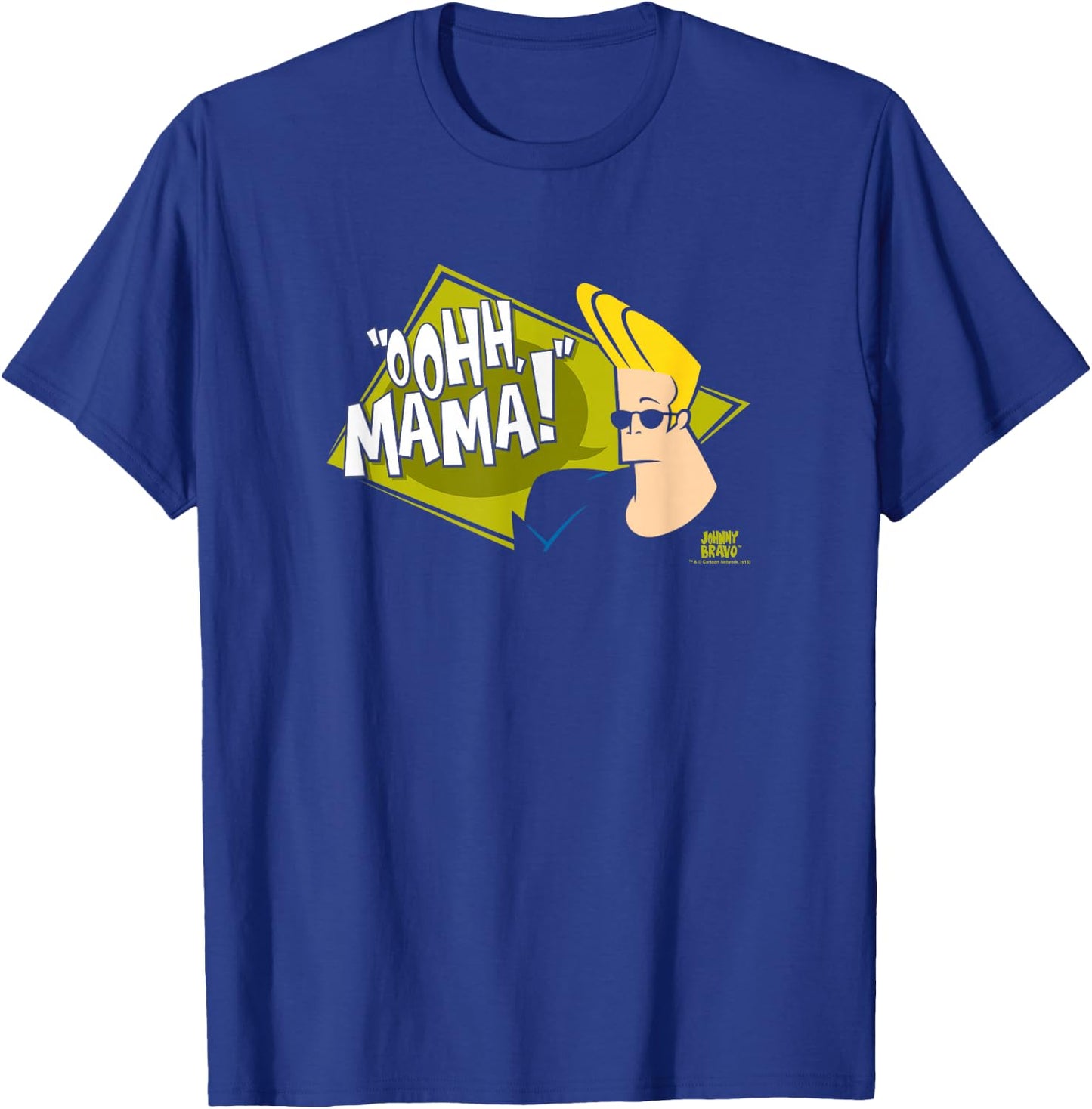 Johnny Bravo Oohh Mama T-Shirt - T-Shirt | Royal