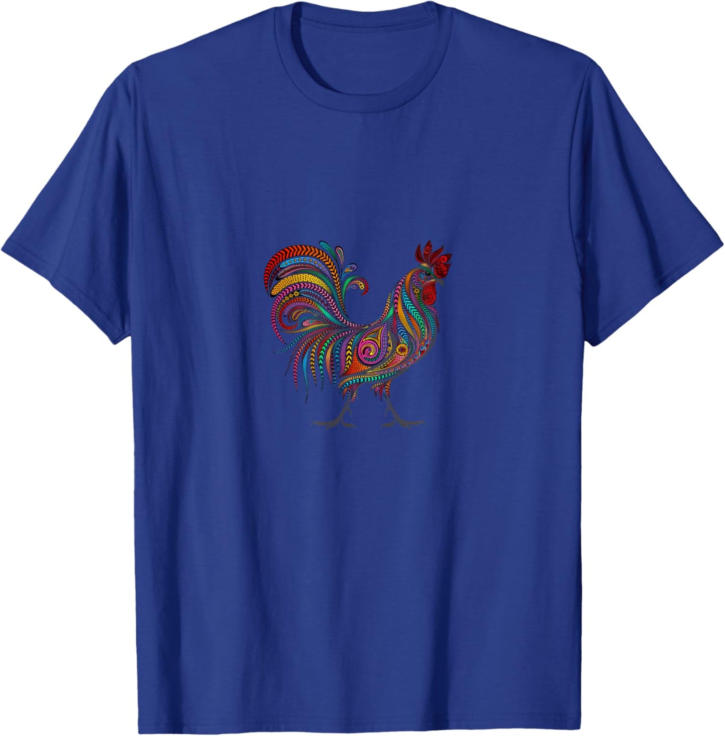 Colorful Rooster T-Shirt - T-Shirt | Royal