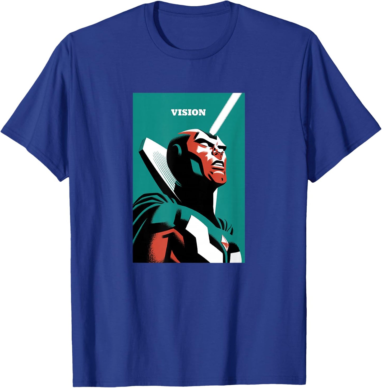 Marvel Vision Simple Poster T-Shirt - T-Shirt | Royal
