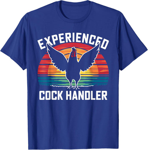 Experienced Cock Handler Funny Chicken Rooster Adult Meme