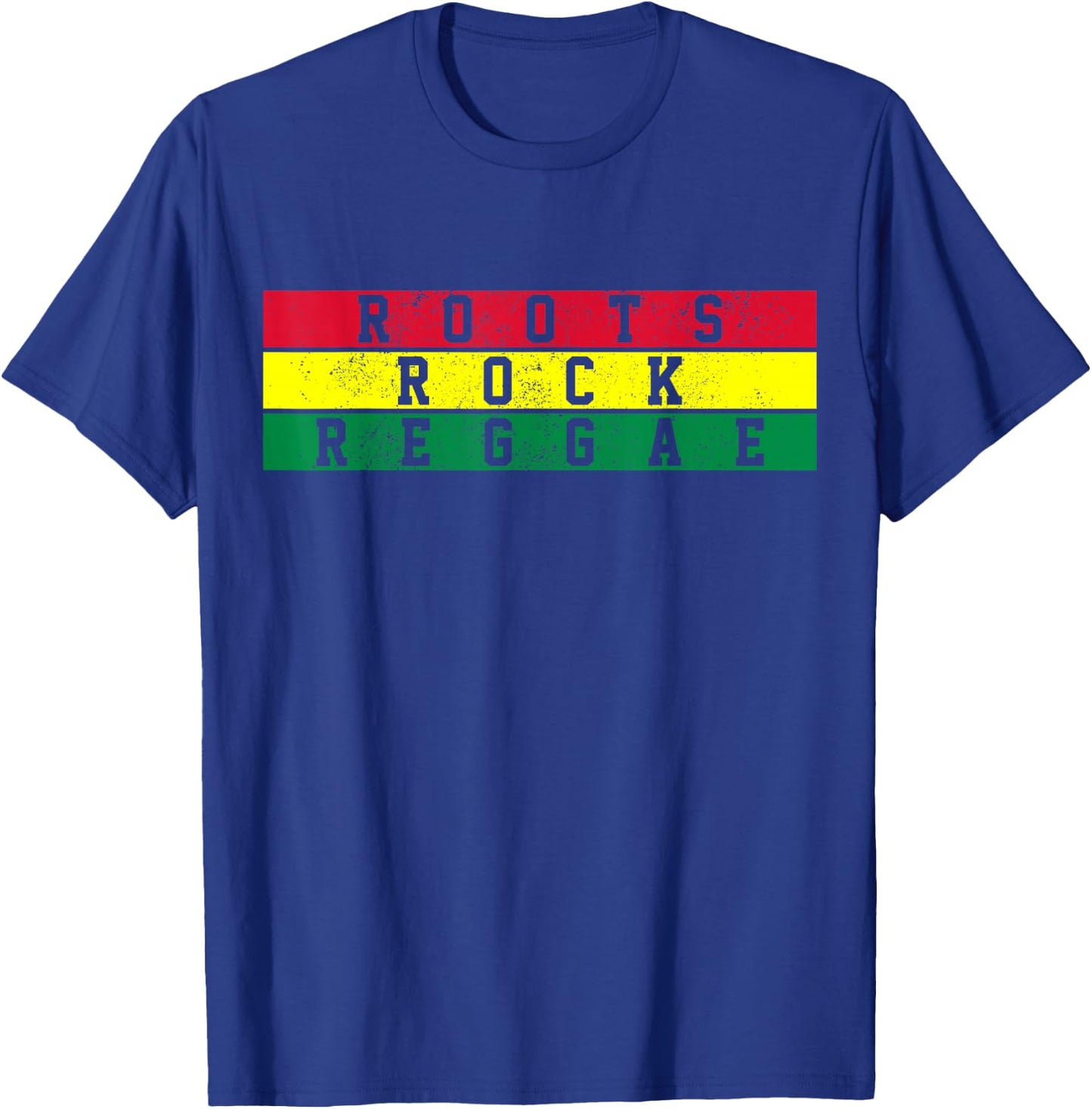 Reggae Music - Roots Rock Jamaica Rastafari Rasta Gift T-Shirt - T-Shirt | Royal