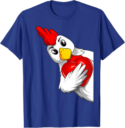 Hühner Landwirt Huhn Damen Mädchen Kinder T-Shirt - T-Shirt | Royal