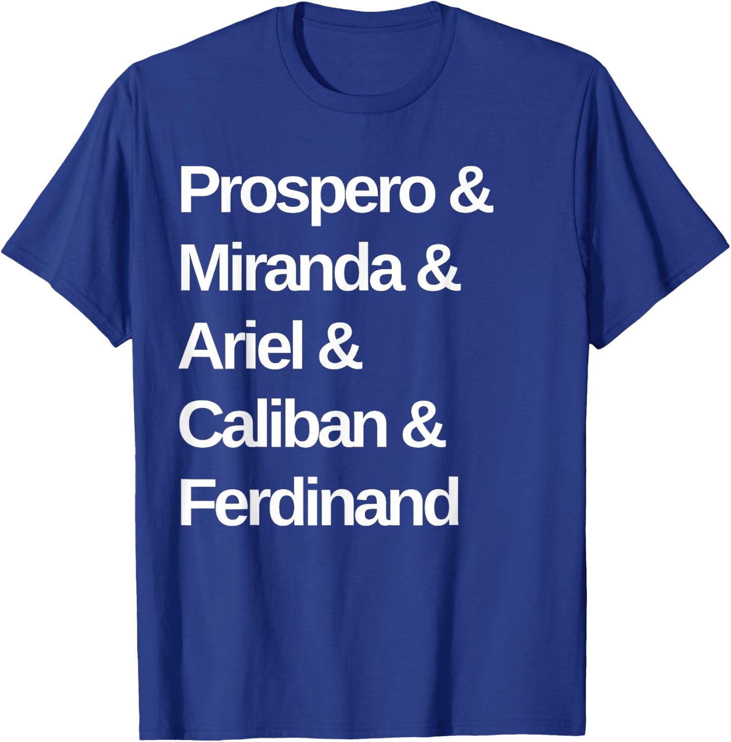 The Tempest Play Characters Shakespeare T-Shirt - T-Shirt | Royal