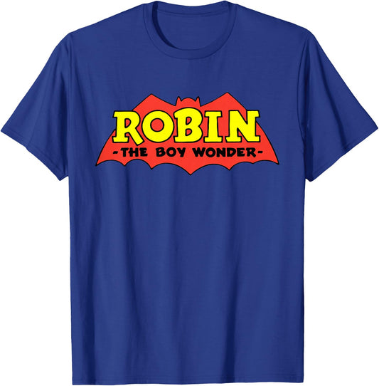 Kids DC Comics Robin The Boy Wonder Classic Logo T-Shirt - T-Shirt | Royal