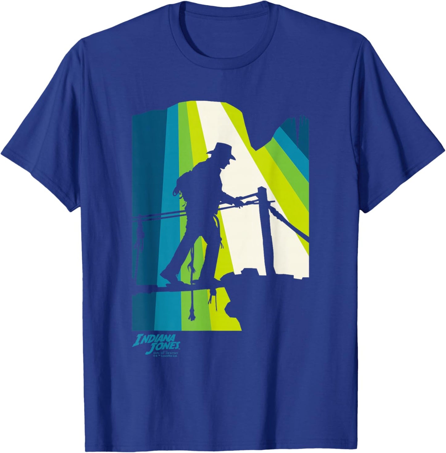 Indiana Jones and the Dial of Destiny Crossing Bridge Shadow T-Shirt - T-Shirt | Royal